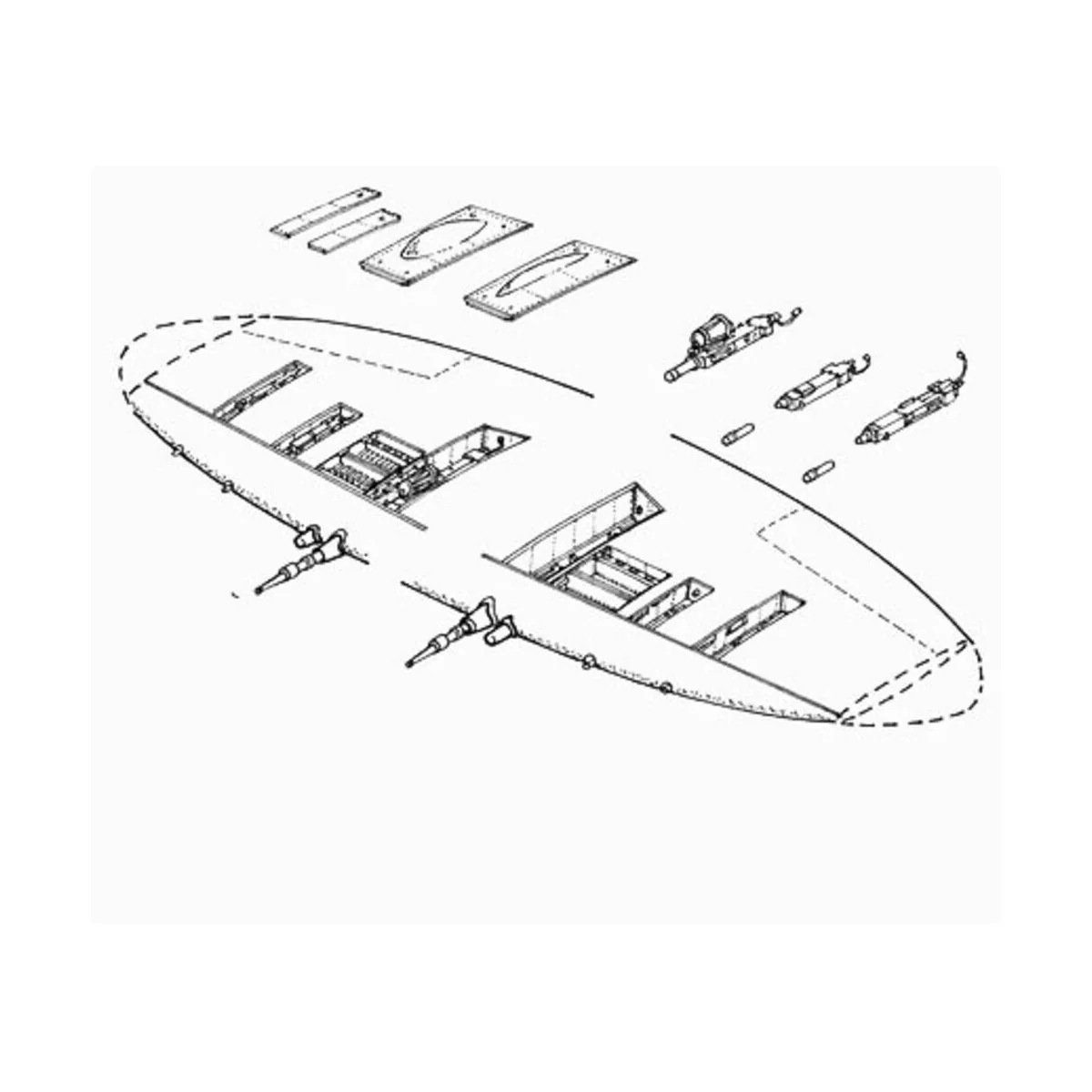 Spitfire Mk.IX Waffen Set - CMK 129-4105