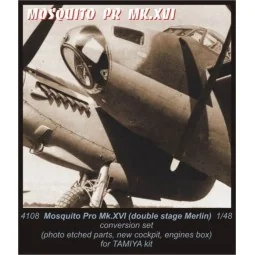Mosquito PR Mk.XVI Umbauset, 1/48 - CMK 129-4108