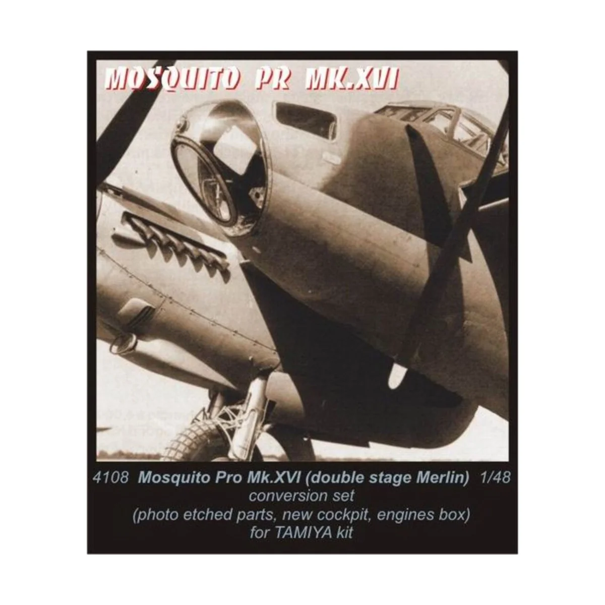 Mosquito PR Mk.XVI Umbauset, 1/48 - CMK 129-4108 Mosquito PR Mk.XVI Umbauset, 1/48 - CMK 129-4108