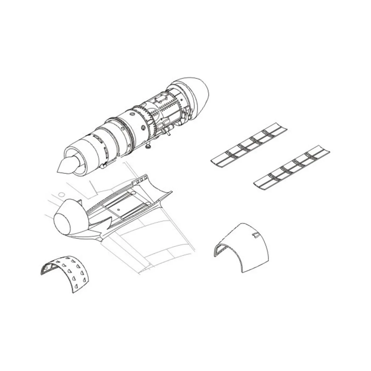 Me 262 A Motor Set, 1/48 - CMK 129-4115