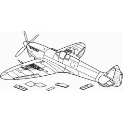 Spitfire Armament Type C Waffen Set, 1/48 - CMK 129-4125