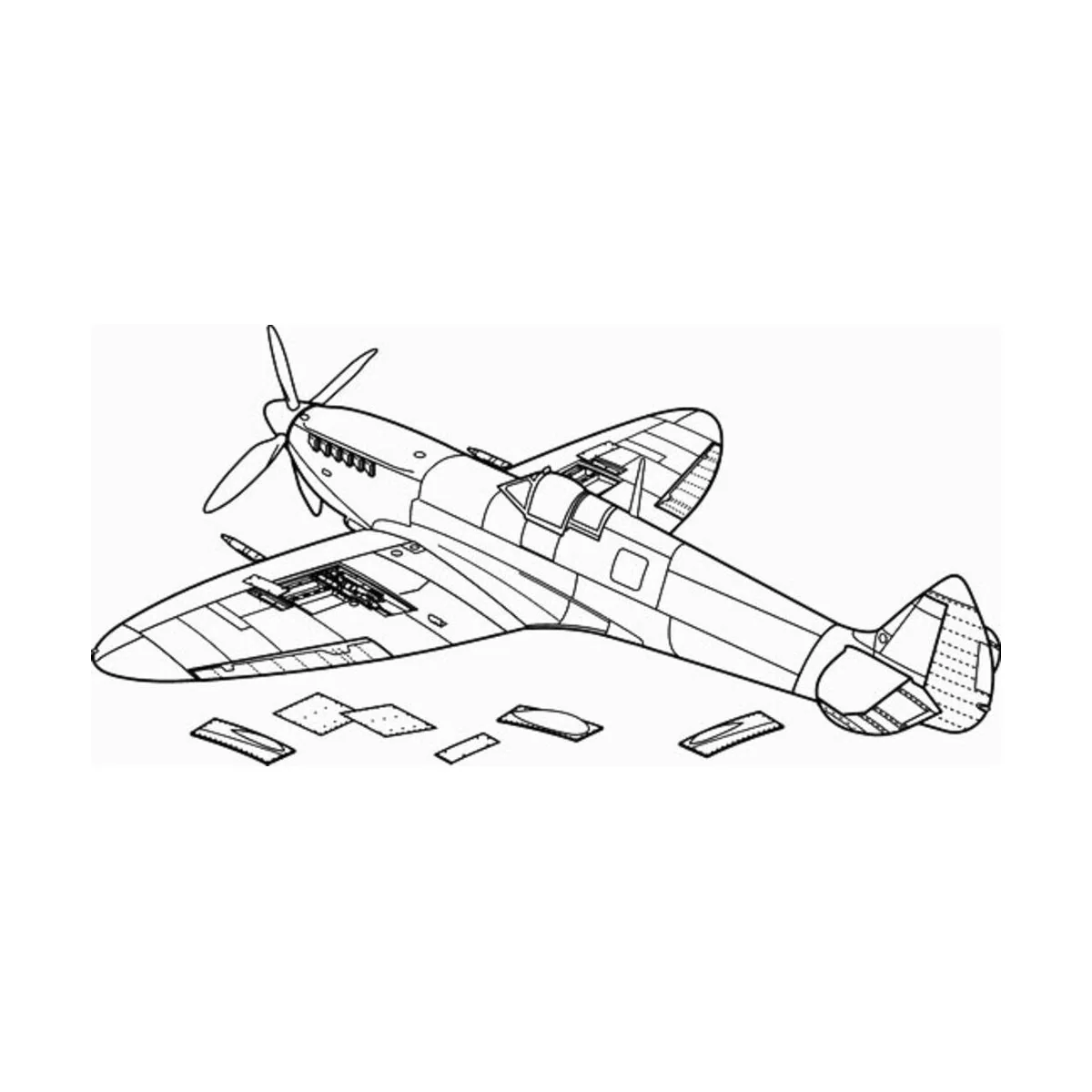 Spitfire Armament Type C Waffen Set - CMK 129-4125