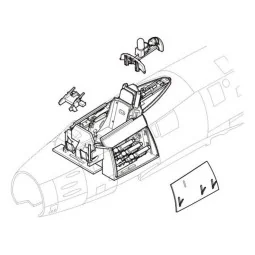 F-86 Sabre Interior, 1/48 - CMK 129-4145