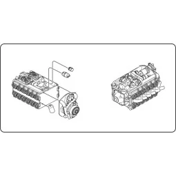 Napier Sabre Mk. II British engine, 1/48 - CMK 129-4215
