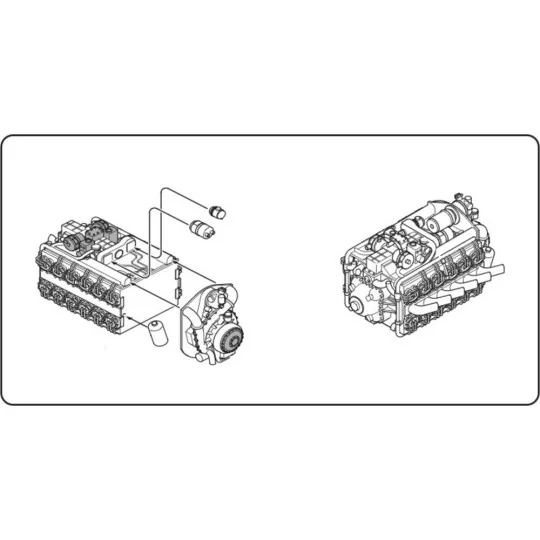 Napier Sabre Mk. II British engine - CMK 129-4215