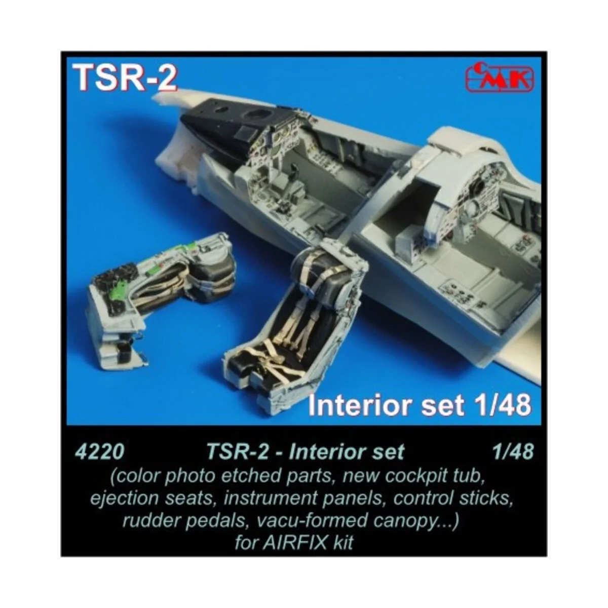 TSR-2 Interior Set für Airfix Bausatz - CMK 129-4220