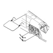 TSR-2 Electronic Bay für Airfix Bausatz, 1/48 - CMK 129-4221 TSR-2 Electronic Bay für Airfix Bausatz, 1/48 - CMK 129-4221