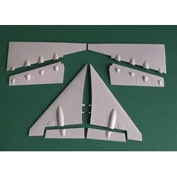 TSR-2 Control Surfaces Set für Airfix Bausatz, 1/48 - CMK 129-4228