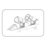 TSR-2 Correction Set Pilots Canopy für Airfix Bausatz - CMK 129-4233