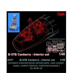 Martin B-57B Canberra - interior set AIR - CMK 129-4237
