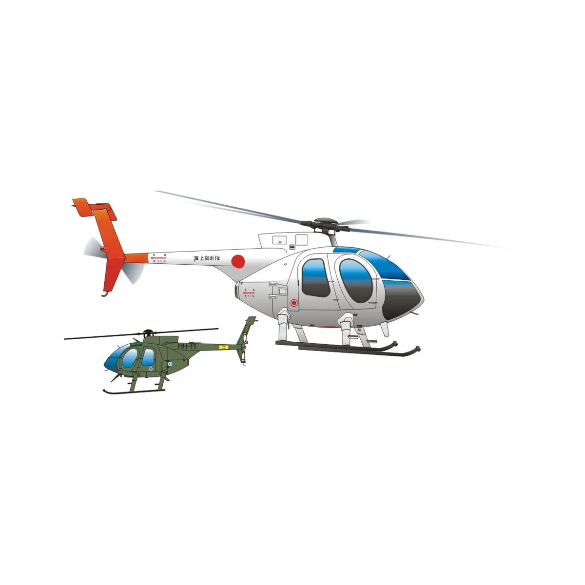 MD-500E/OH-6DA Conversion set, 1/48 - CMK 129-4268