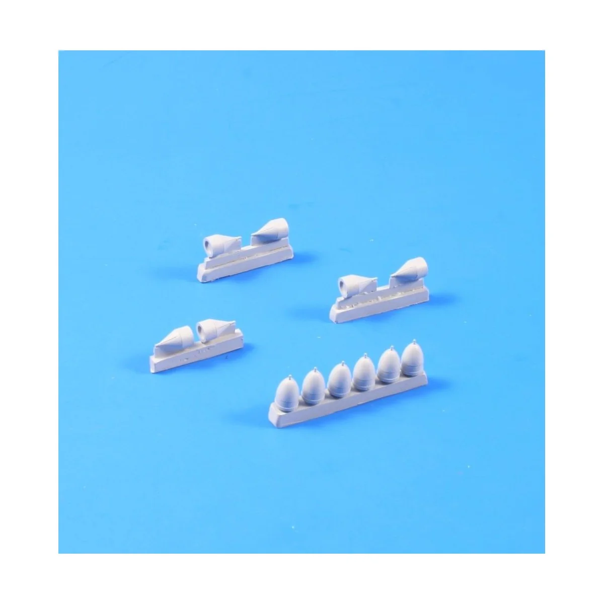 WWII Soviet Bombs FAB 100kg (6pcs), 1/48 - CMK 129-4270 WWII Soviet Bombs FAB 100kg (6pcs), 1/48 - CMK 129-4270