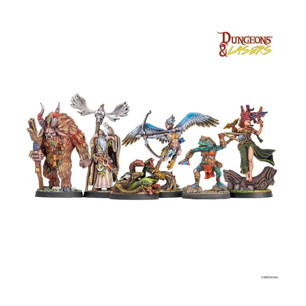 Dungeons & Lasers Miniatures: FANTASY MINIATURES SET - Archon Studi...