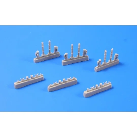 US M134 Minigum six-barrel Gatling 6 pcs, 1/48 - CMK 129-4279 US M134 Minigum six-barrel Gatling 6 pcs, 1/48 - CMK 129-4279