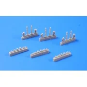 US M134 Minigum six-barrel Gatling 6 pcs, 1/48 - CMK 129-4279 US M134 Minigum six-barrel Gatling 6 pcs, 1/48 - CMK 129-4279