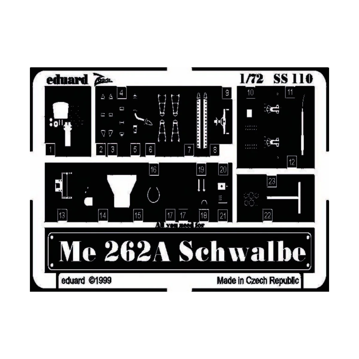 Me-262 A Schwalbe - Eduard Accessories SS110