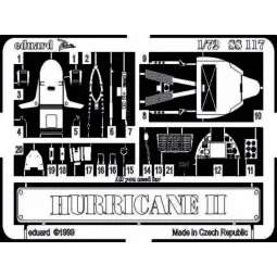 Hurricane II, 1/72 - Eduard Accessories SS117