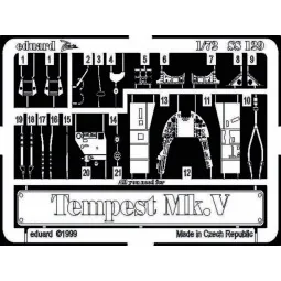 Tempest Mk.V, 1/72 - Eduard Accessories SS129