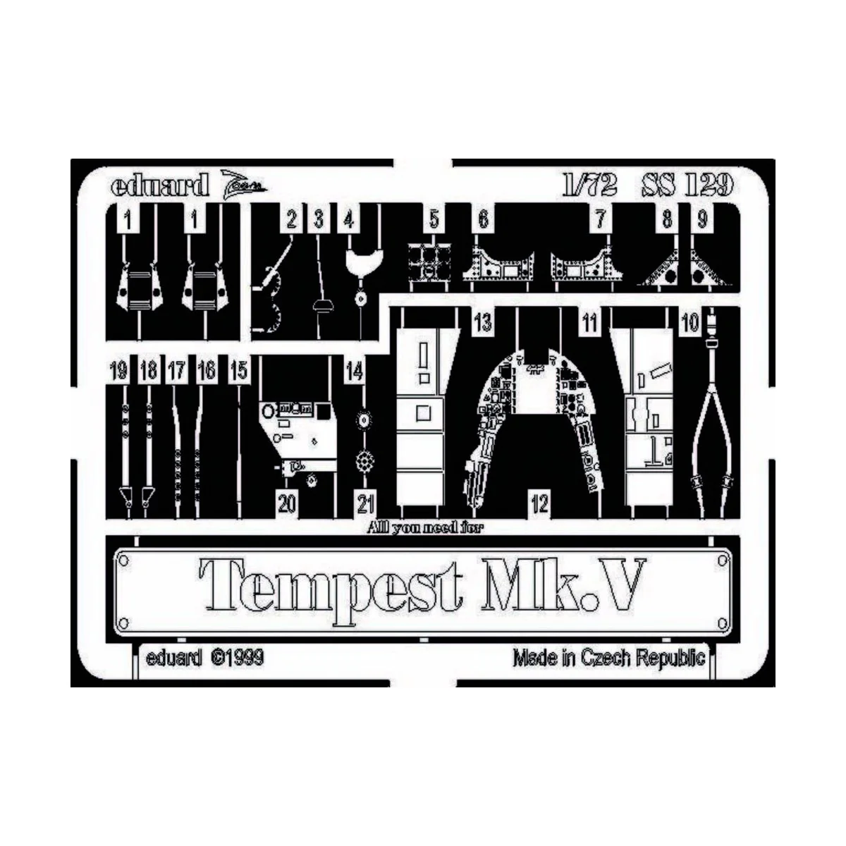 Tempest Mk.V - Eduard Accessories SS129