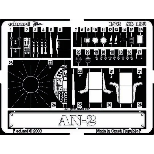 Antonov An-2, 1/72 - Eduard Accessories SS132