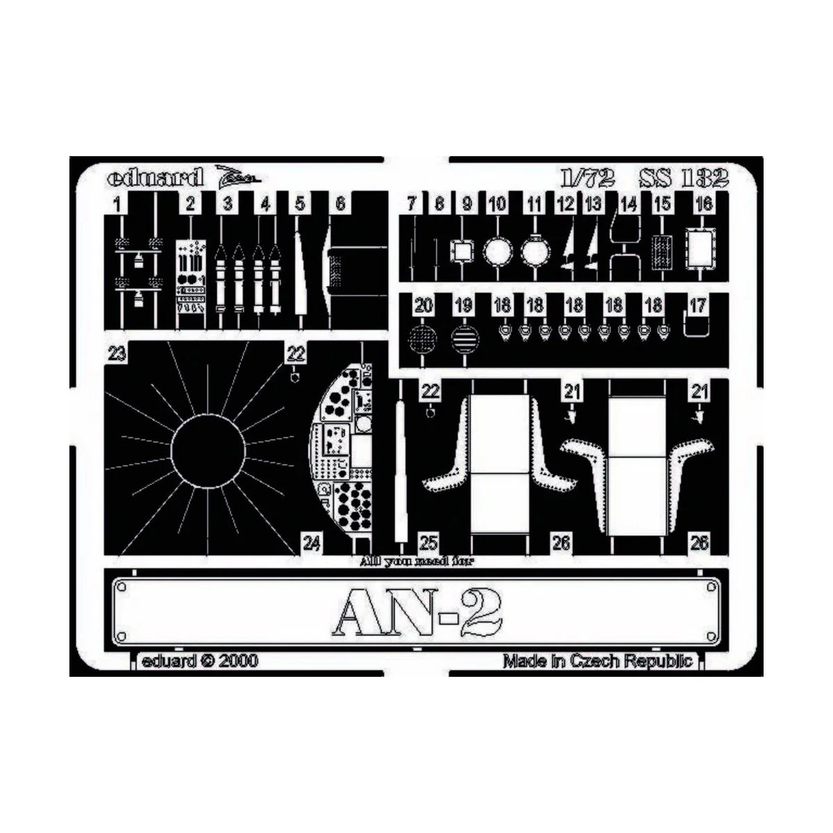 Antonov An-2, 1/72 - Eduard Accessories SS132
