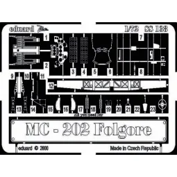 MC-202 Folgore, 1/72 - Eduard Accessories SS138