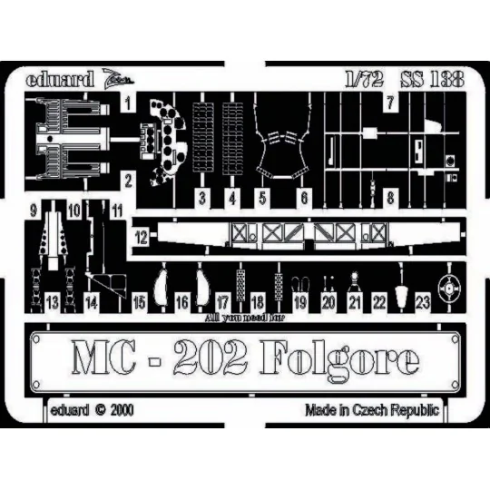 MC-202 Folgore - Eduard Accessories SS138