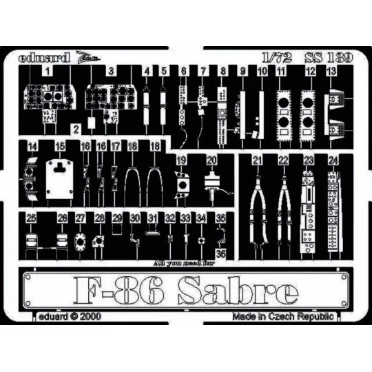 F-86 - Eduard Accessories SS139
