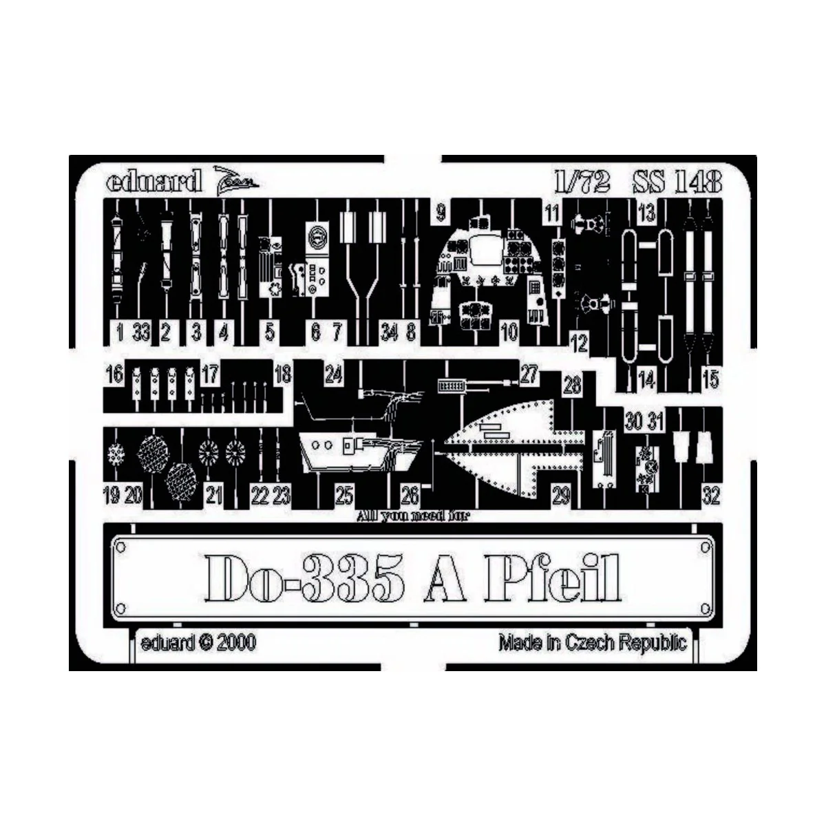 Do-335 A Pfeil - Eduard Accessories SS148