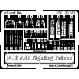 F-16 A/B Fighting Falcon, 1/72 - Eduard Accessories SS151