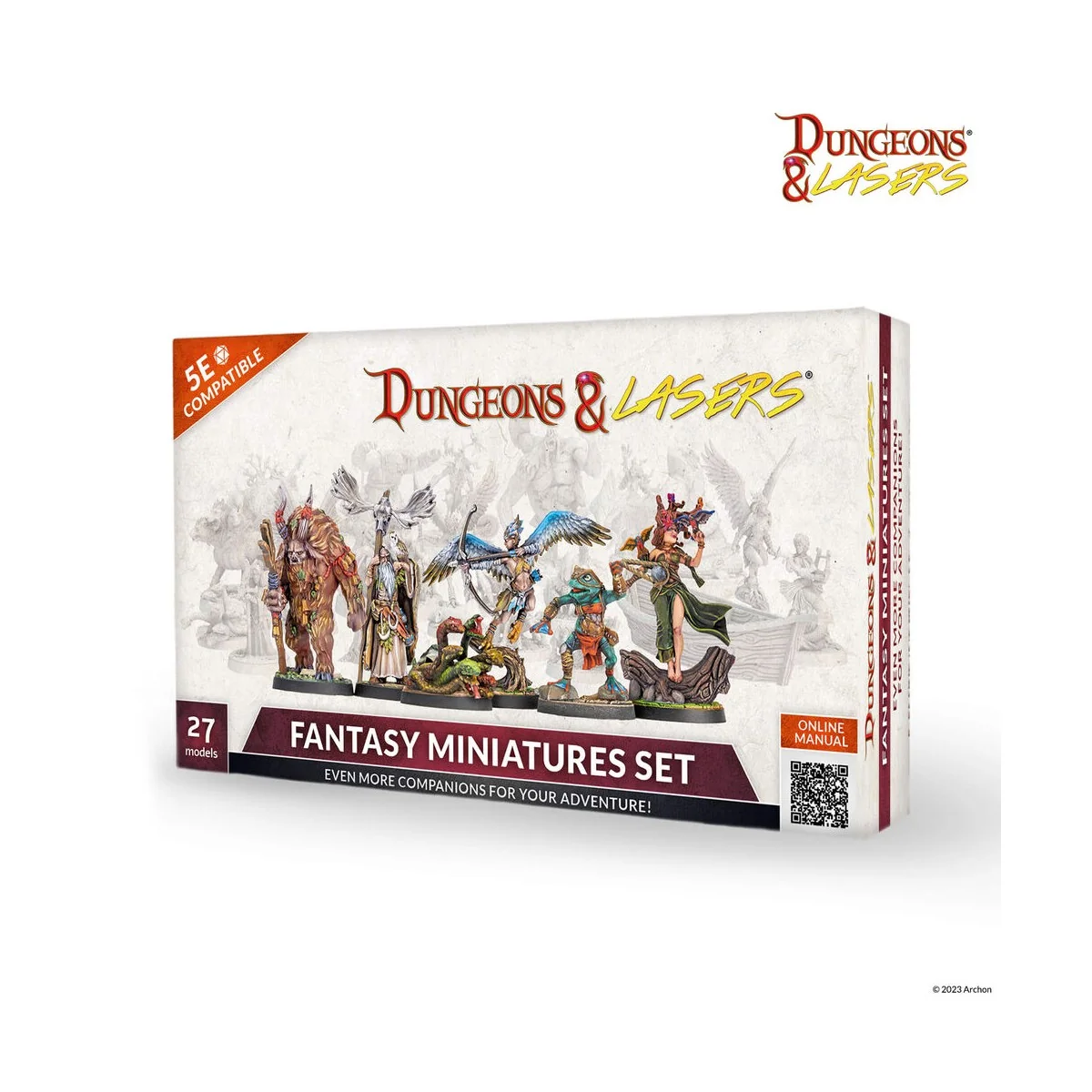 Dungeons & Lasers Miniatures: FANTASY MINIATURES SET - Archon Studi...