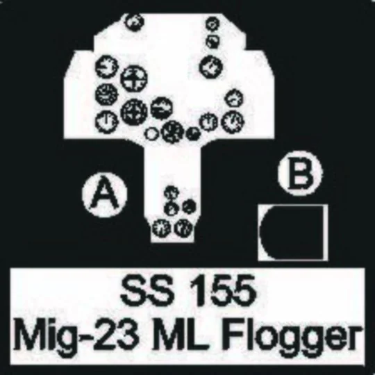 MiG-23 ML Flogger, 1/72 - Eduard Accessories SS155
