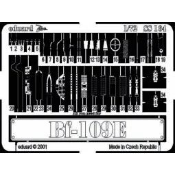 Bf-109E, 1/72 - Eduard Accessories SS164