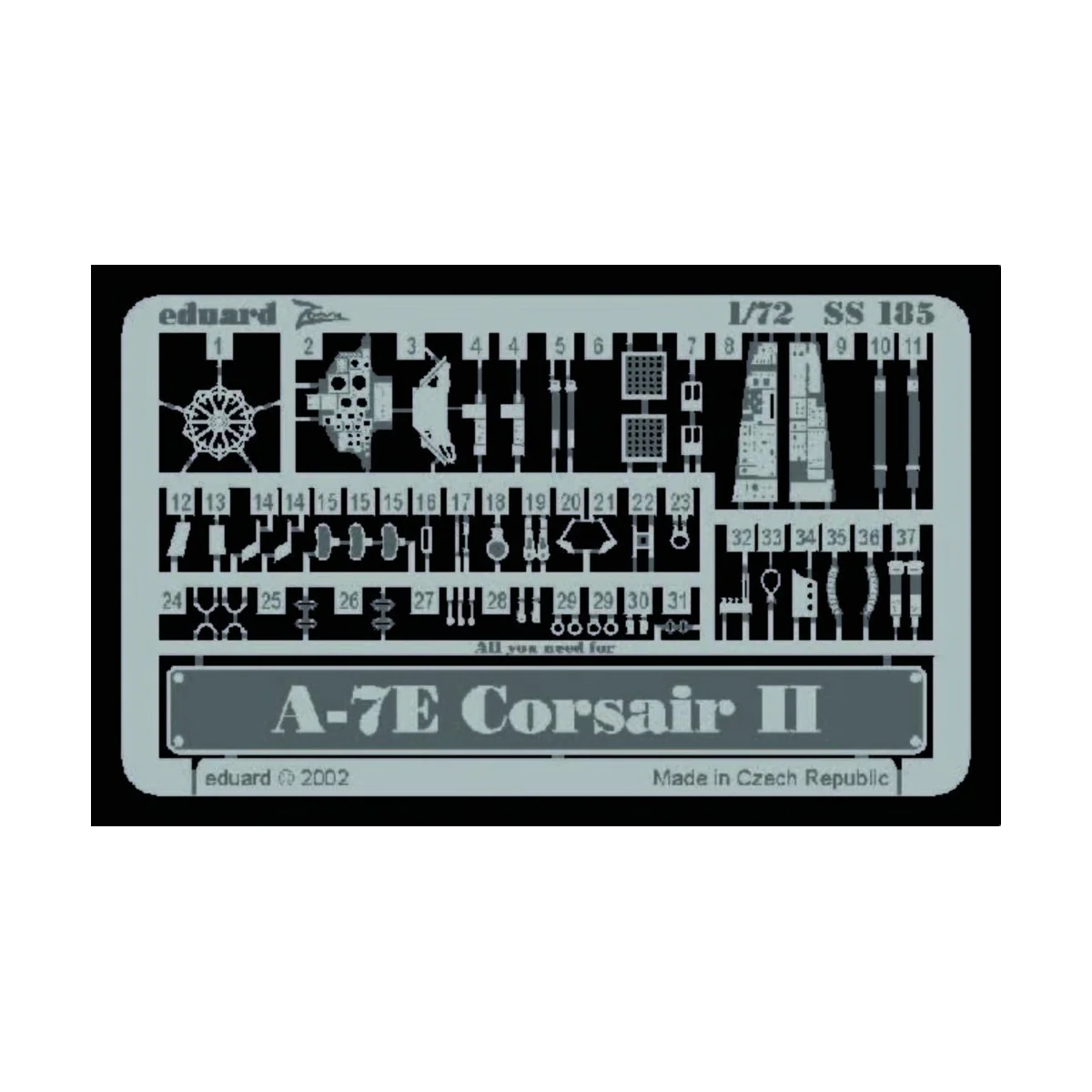 A-7E Corsair II, 1/72 - Eduard Accessories SS185