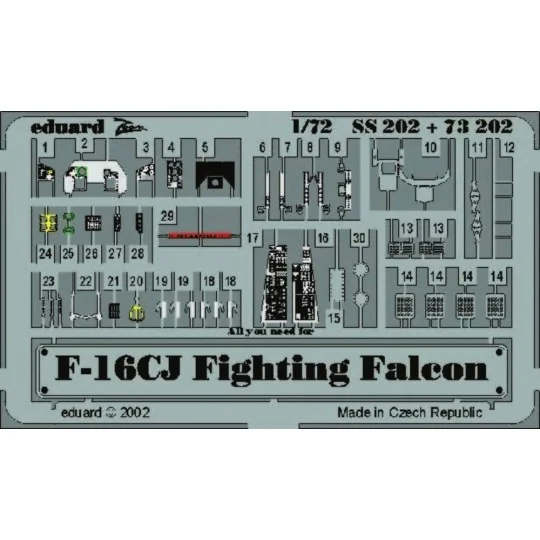 F-16CJ Fighting Falcon - Eduard Accessories SS202