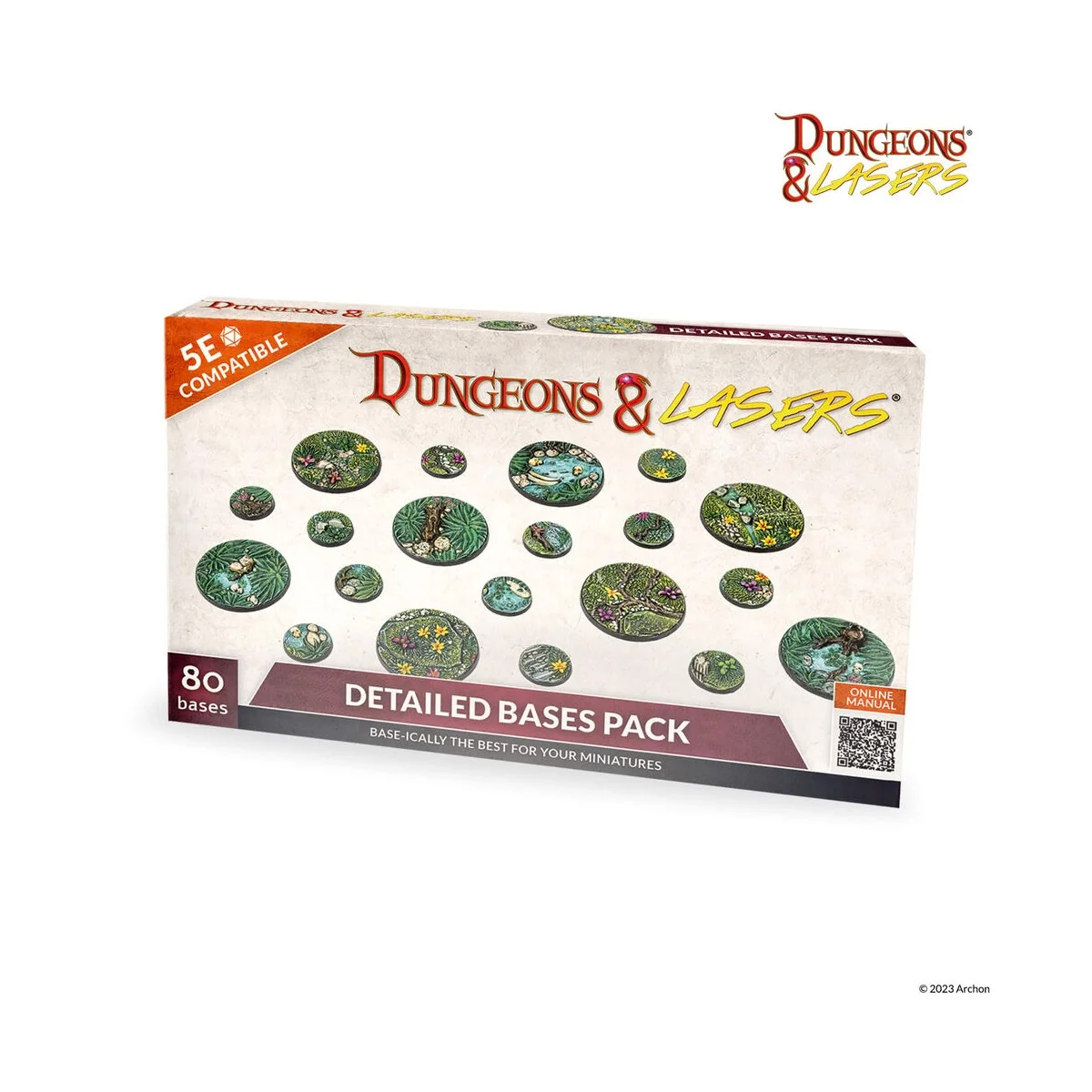 Dungeons & Lasers Miniatures: DETAILED BASES PACK - Archon Studio D...