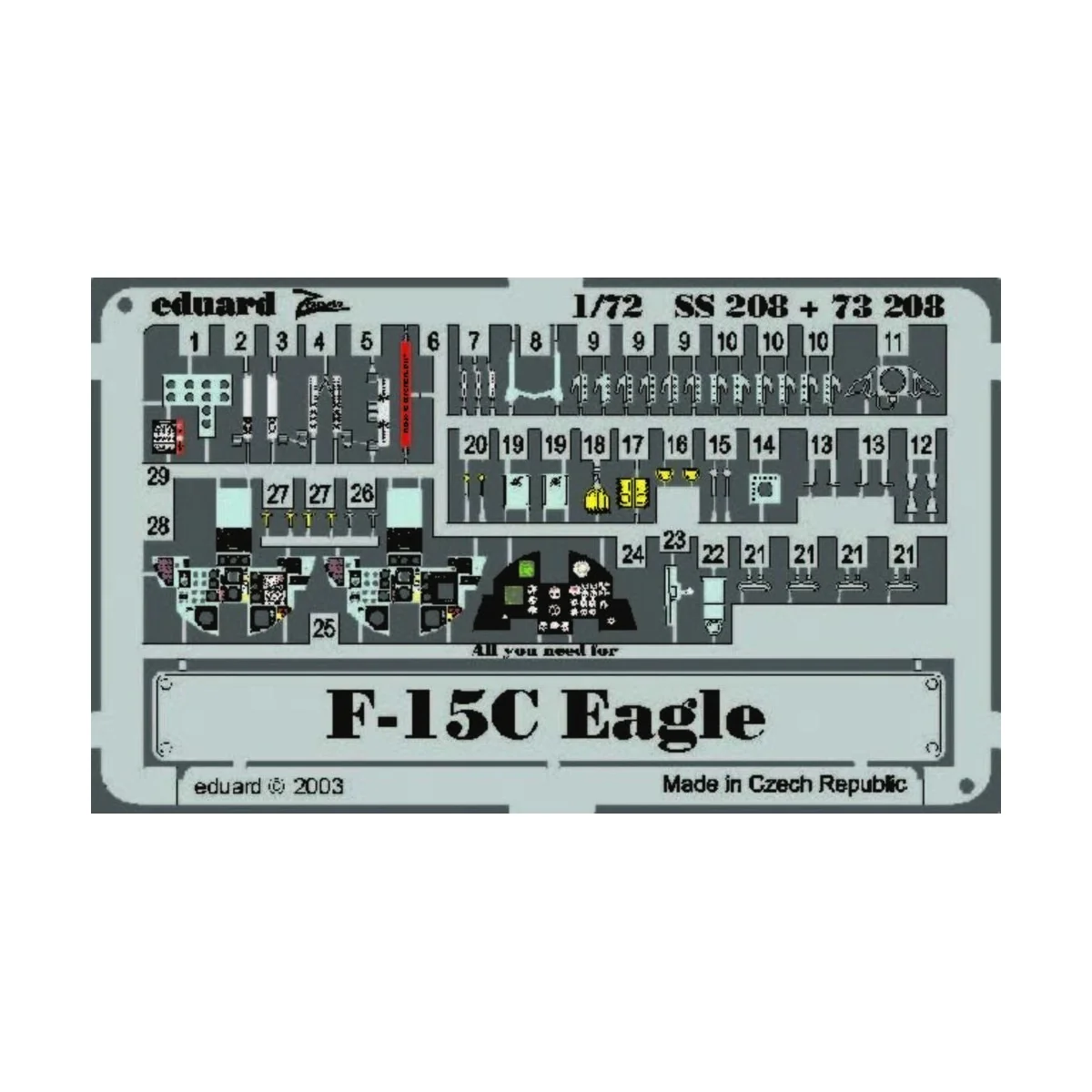 F-15C Eagle - Eduard Accessories SS208