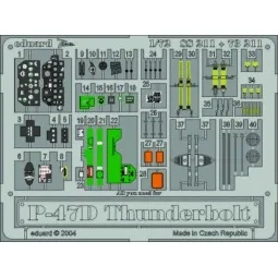 P-47D-30 Thunderbolt, 1/72 - Eduard Accessories SS211