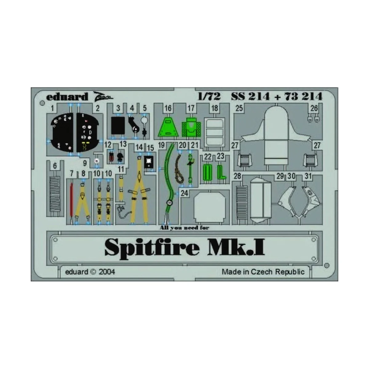 Spitfire Mk.I - Eduard Accessories SS214