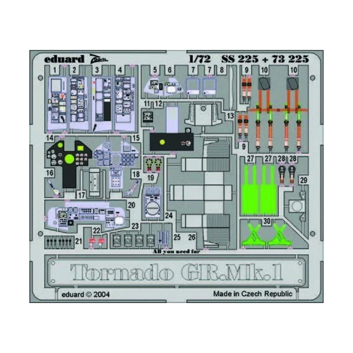 Tornado Gr.Mk.1 - Eduard Accessories SS225