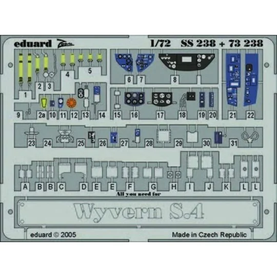 Wyvern S.4 SS238 - Eduard Accessories SS238