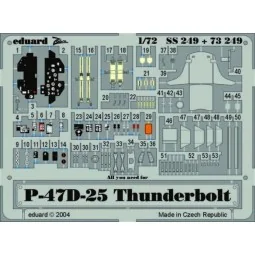 P-47D-25 Thunderbolt, 1/72 - Eduard Accessories SS249
