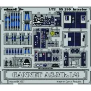 Gannet AS.Mk.1/4 interior Für Trumpeter Bausatz, 1/72 - Eduard Acce...
