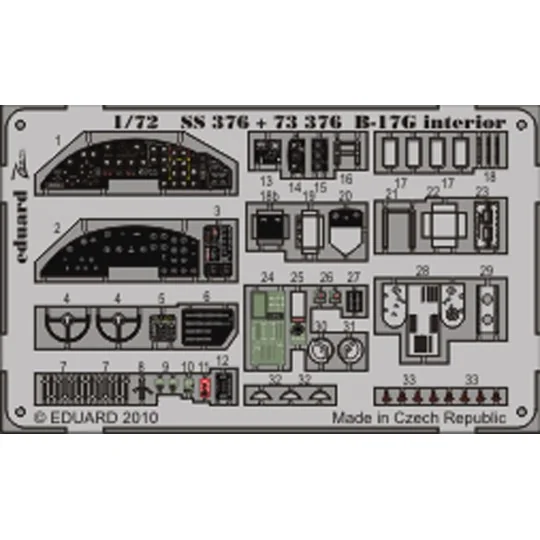 B-17G interior S.A. for Revell - Eduard Accessories SS376