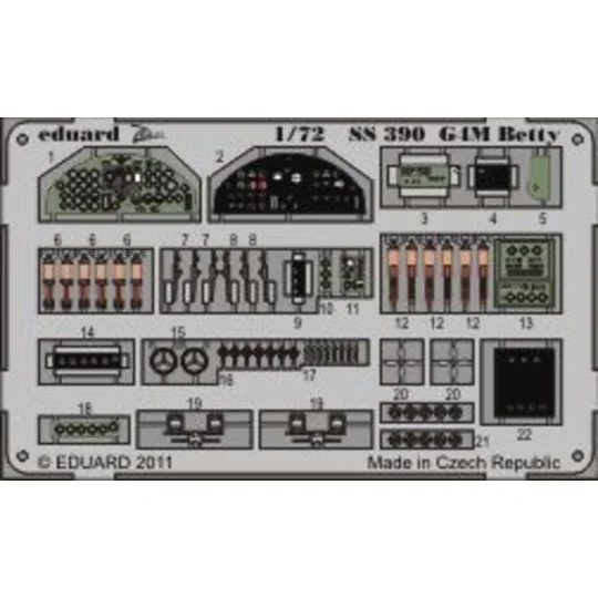 G4M Betty for Hasegawa - Eduard Accessories SS390
