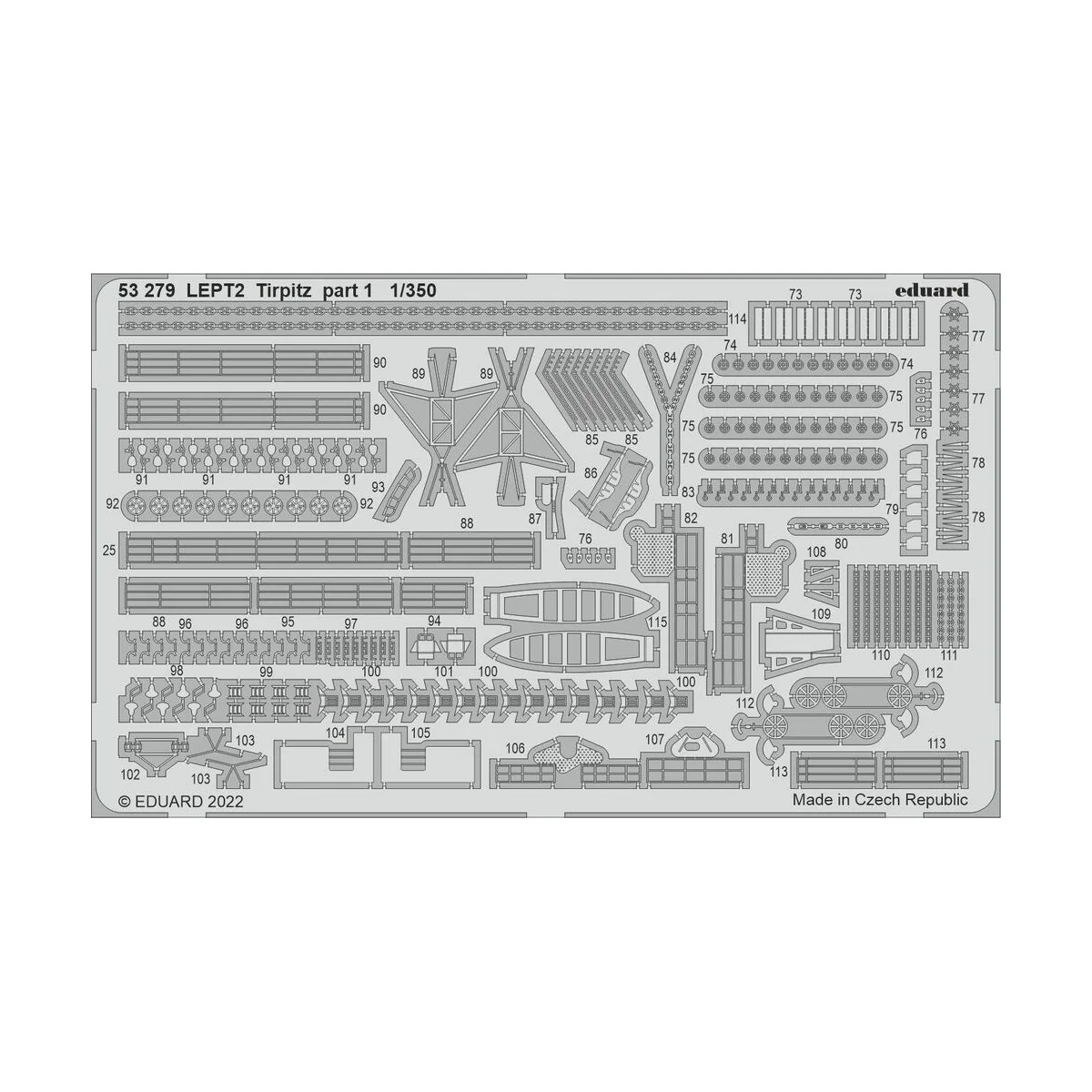 Tirpitz, 1/350 - Eduard Accessories BIG5365