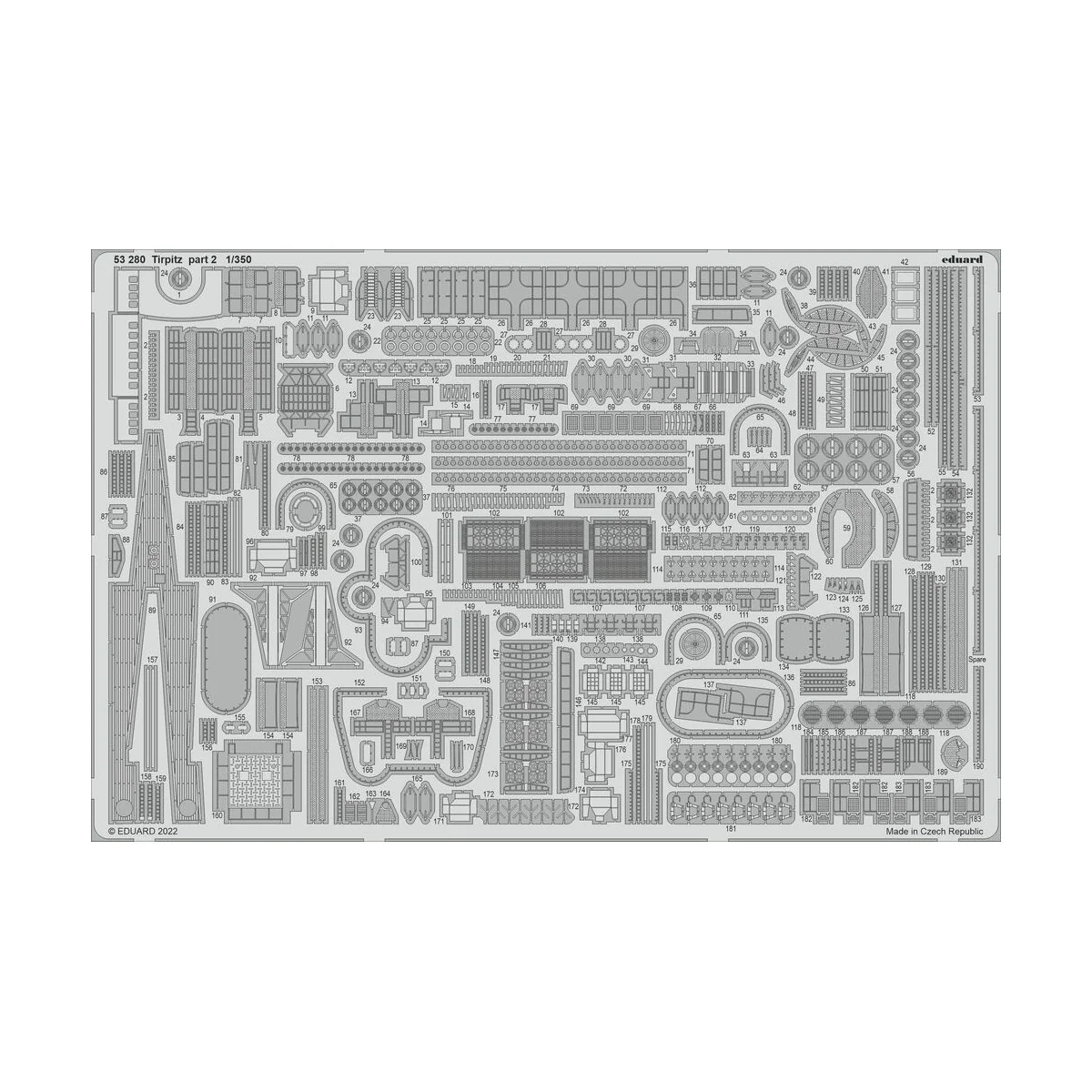 Tirpitz, 1/350 - Eduard Accessories BIG5365