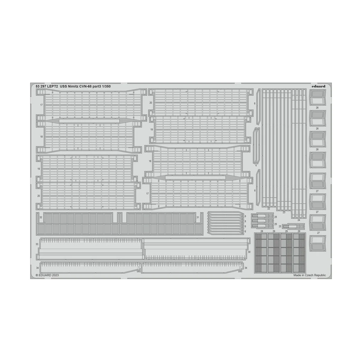 USS Nimitz CVN-68 PART I, 1/350 - Eduard Accessories BIG5369