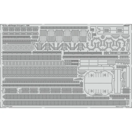 USS Ranger CV-4 0, 1/350 - Eduard Accessories BIG5374