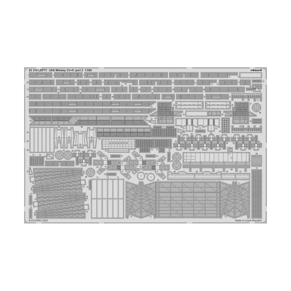 USS Midway CV-41 TRUMPETER - Eduard Accessories BIG5375